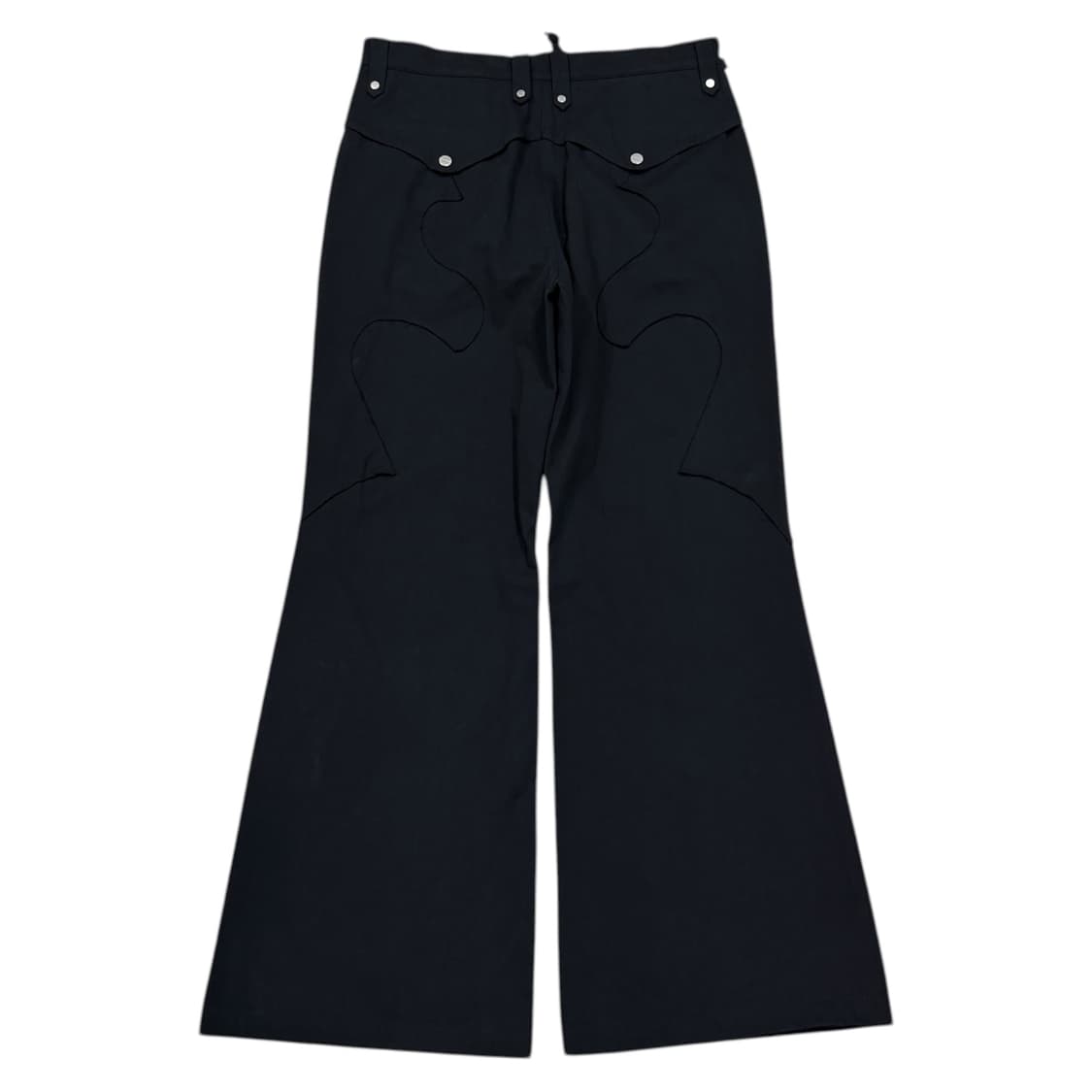 더바이닐하우스 웨스턴 부츠컷 팬츠 바지 블랙 L 상품이미지3