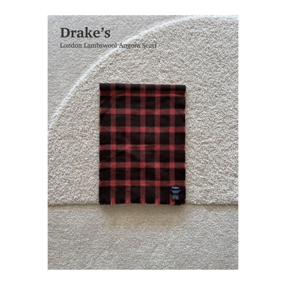 드레익스 런던 램스울 아고다 머플러 상품이미지1