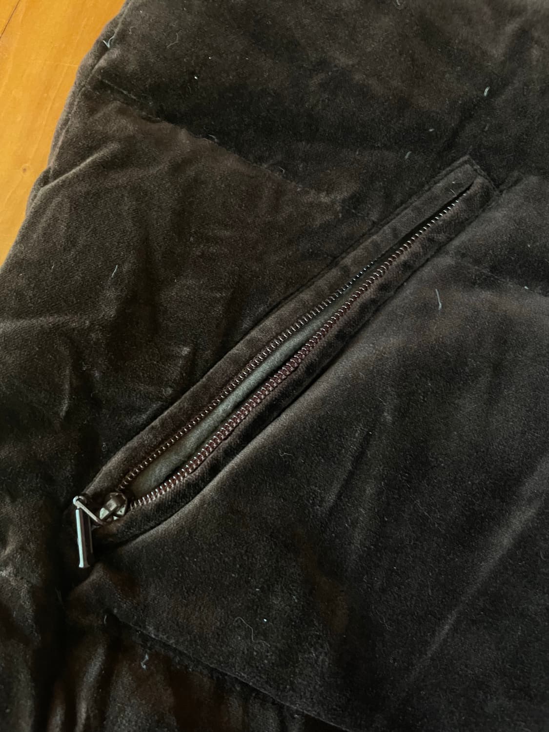 United arrows 유나이티드애로우즈 블루라벨 벨벳 덕다운 패딩 상품이미지5