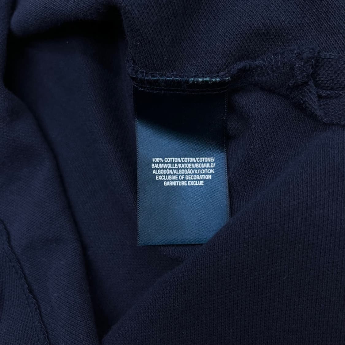 폴로 랄프로렌 빅포니 네이비 카라 반팔 XL 상품이미지5