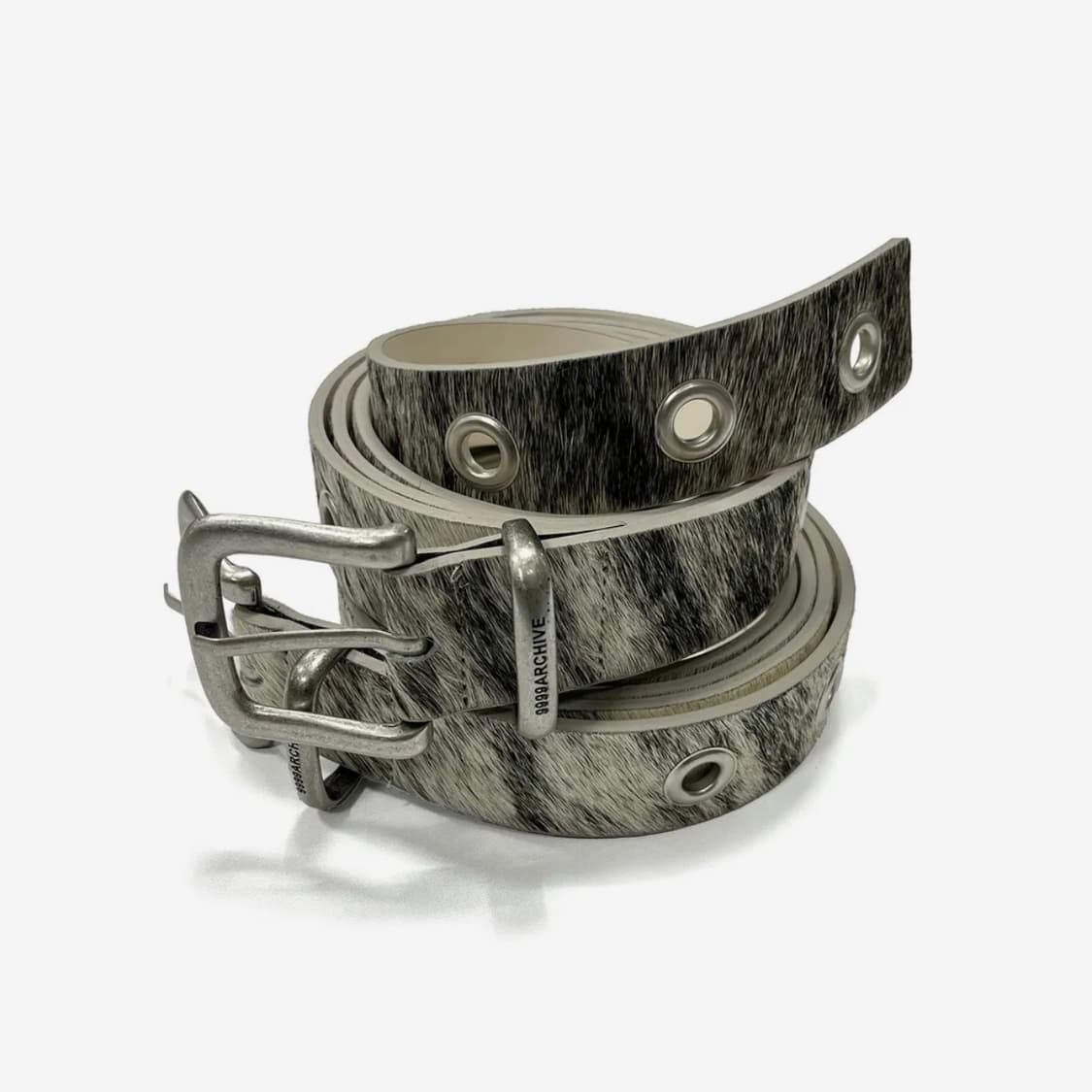 9999아카이브 카우하이드 아일렛 벨트 상품이미지1