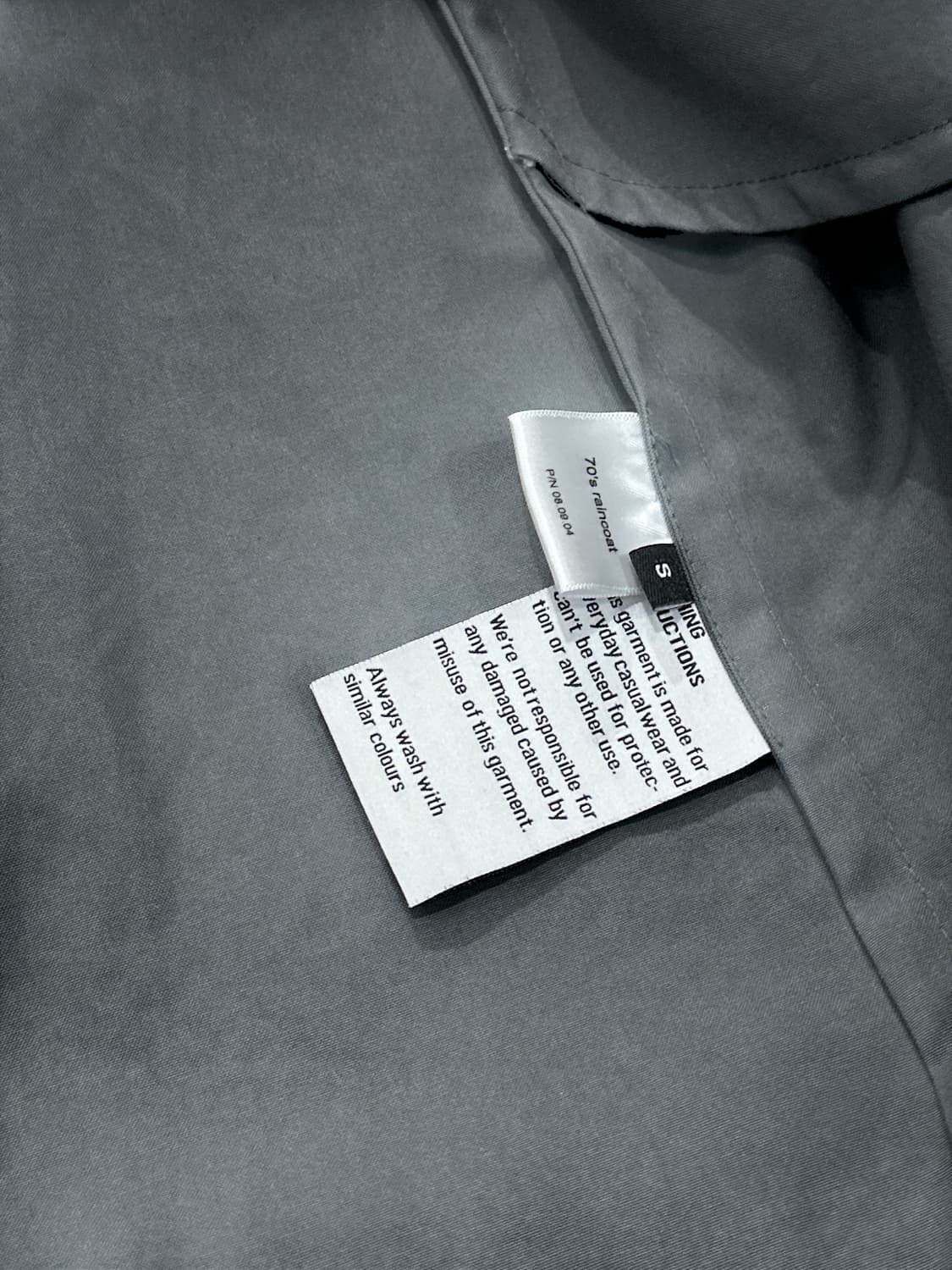 Camiel Fortgens 70’s Cotton Raincoat 상품이미지6