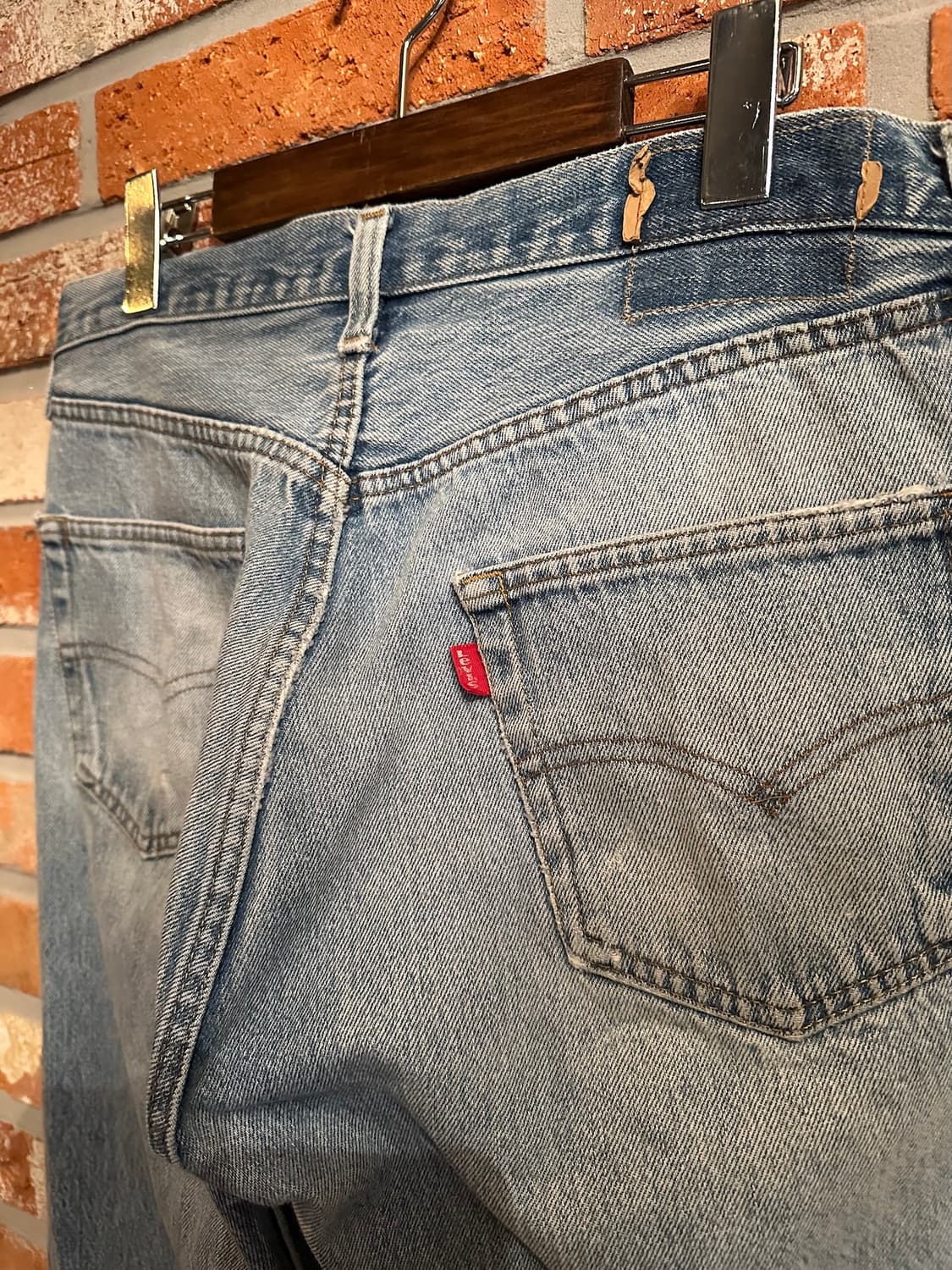 90s USA 빈티지 리바이스 501 데님 팬츠 상품이미지8