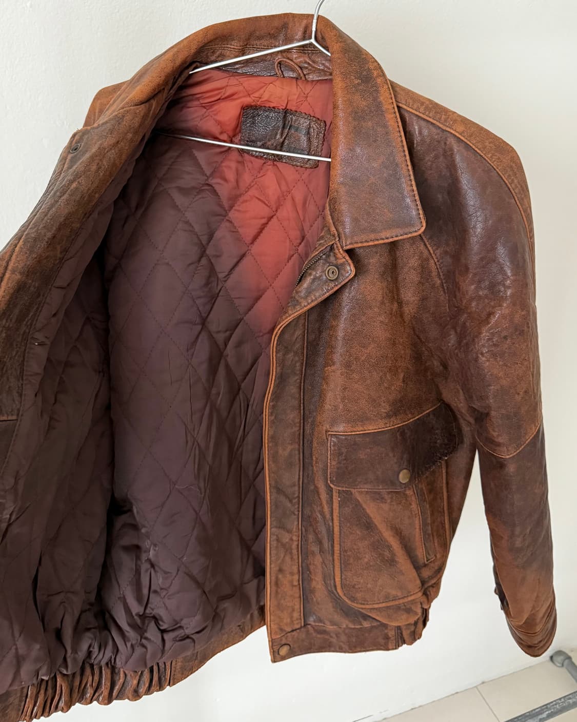 빈티지 양가죽 누빔 자켓 상품이미지6