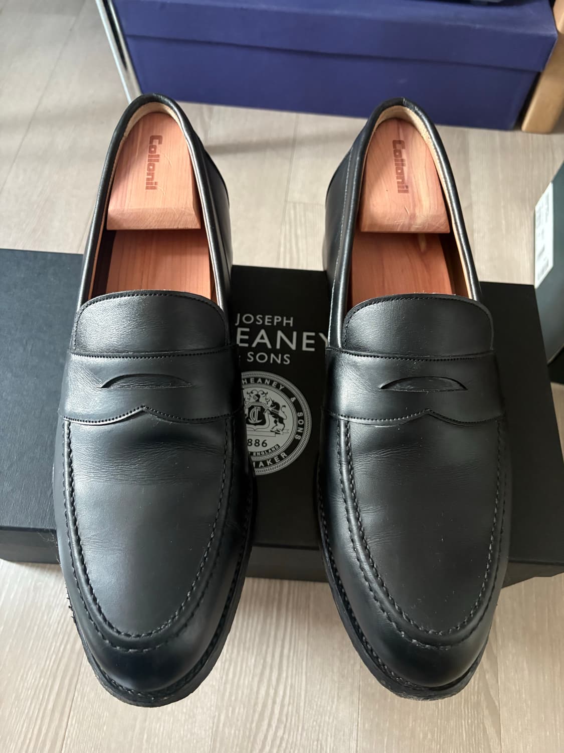 조셉치니 joseph cheany & sons 블랙로퍼 9.5e 285 상품이미지1