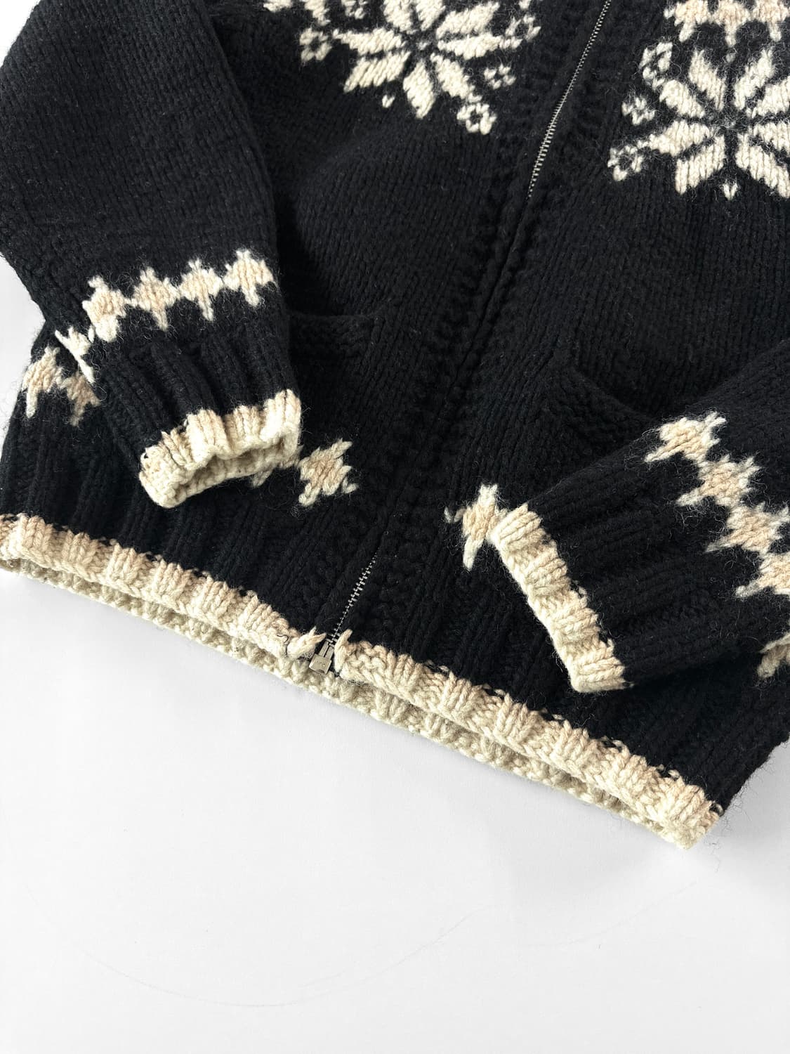 빈티지 눈꽃 코위찬 스웨터  상품이미지8