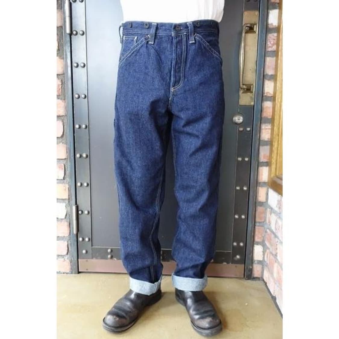 [32]프리휠러스 "BAKE HEAD" 14oz 인디고 데님 팬츠 상품이미지1