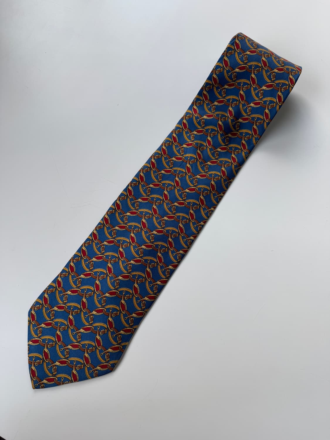 롱샴 (LONGCHAMP) 실크 넥타이 9.5cm 상품이미지1