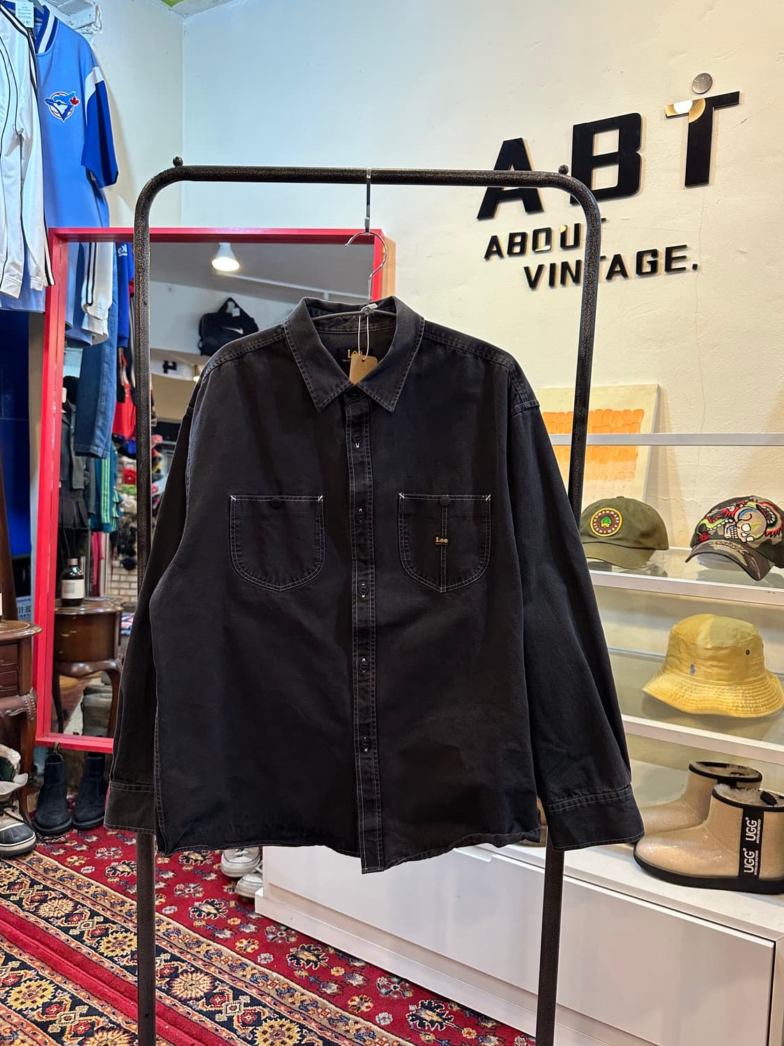 Lee 빈티지 데님 셔츠 블랙 상품이미지1