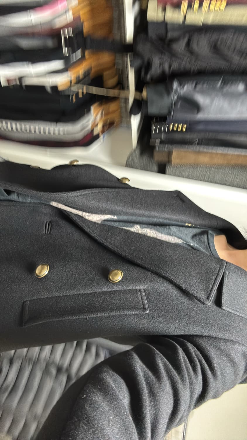 생로랑 피코트 숏코트 상품이미지8