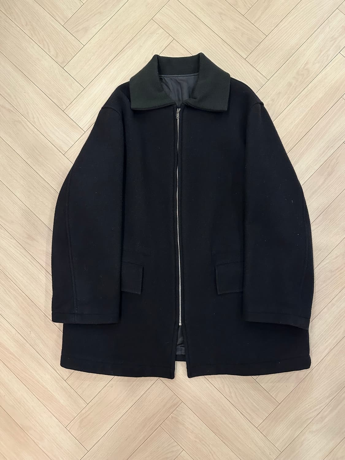 Y's for men 와이즈 지퍼 디테일 코트 상품이미지1