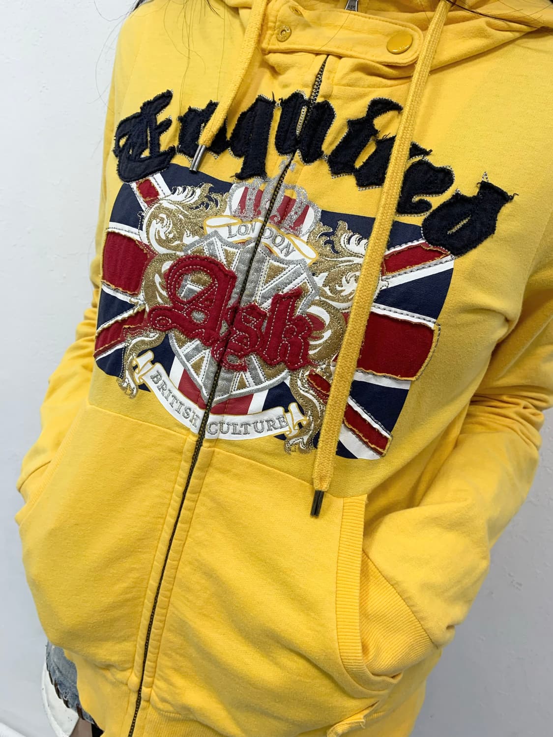 [ASK] 에스크 유니언잭 하이넥 y2k 후드집업 상품이미지4