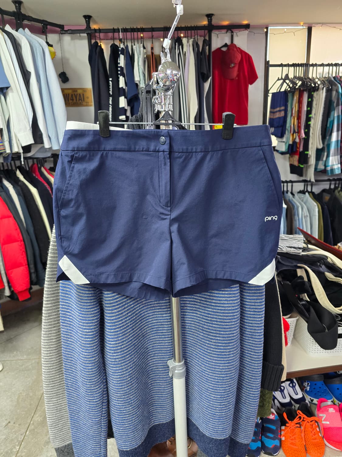 핑 골프 여성 네이비 반바지 (1374) 상품이미지1