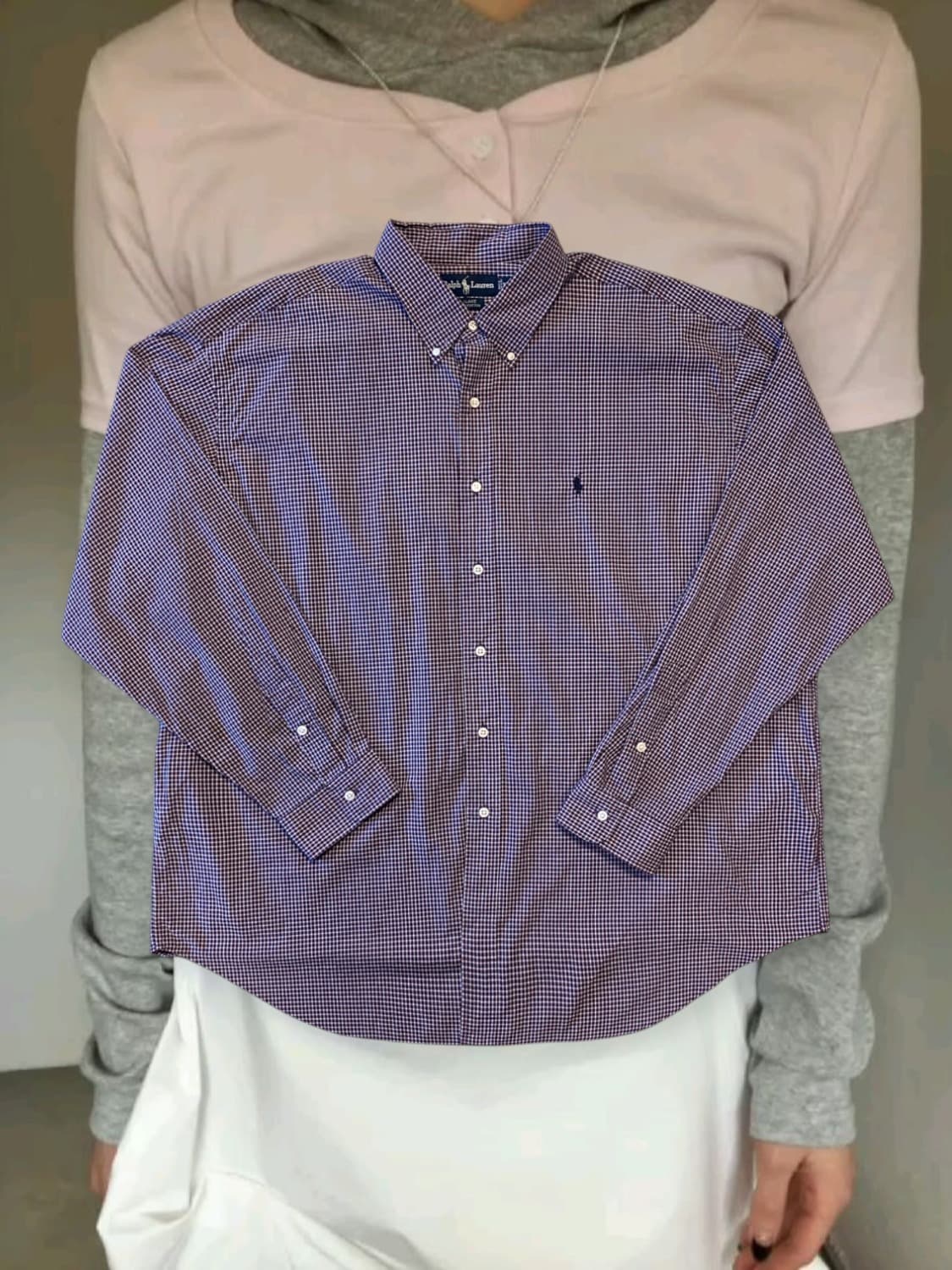 폴로랄프로렌 체크 셔츠 (Man 2XL) AA0482 상품이미지1