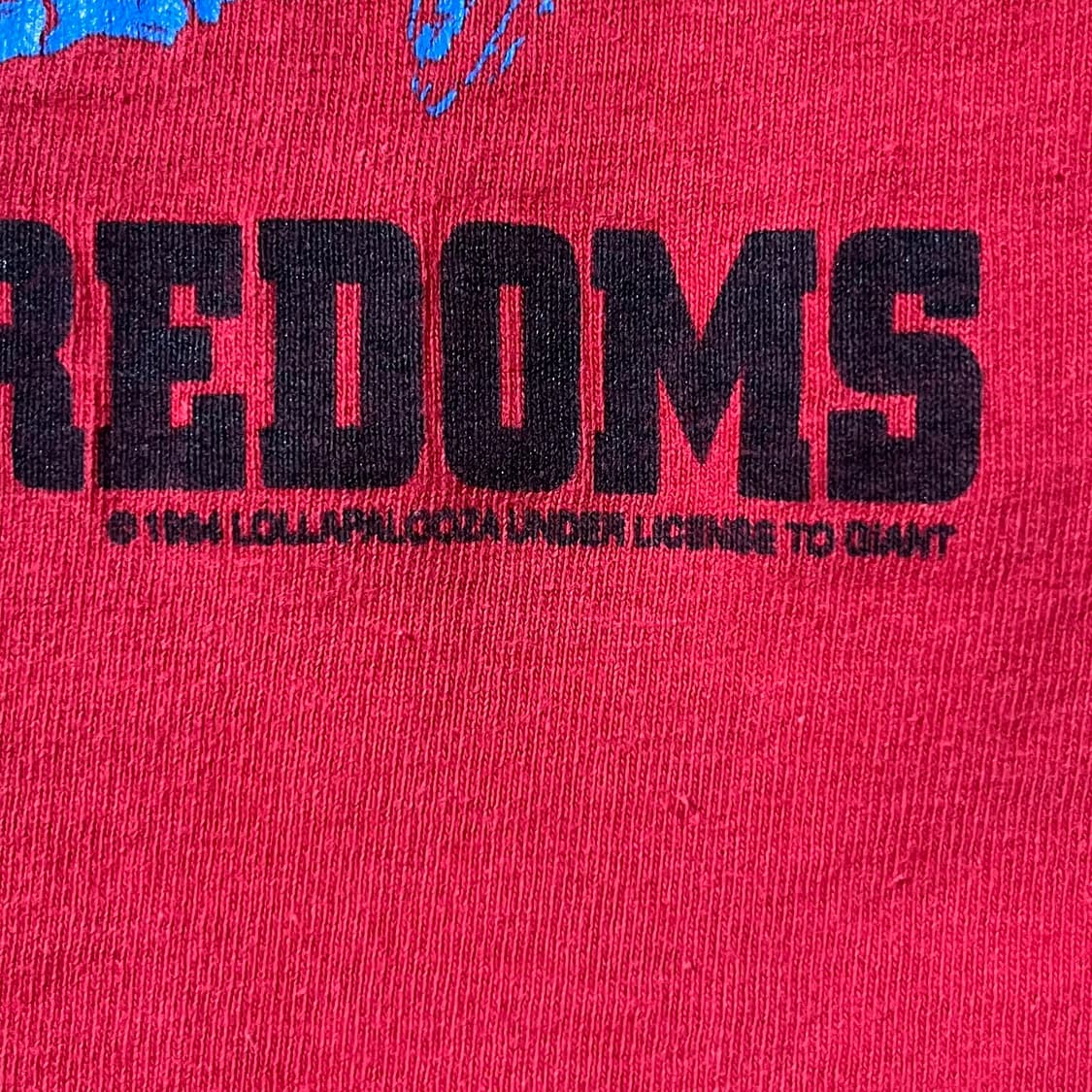 90s 빈티지 밴드티 반팔 티셔츠 / 롤라팔루자 상품이미지5