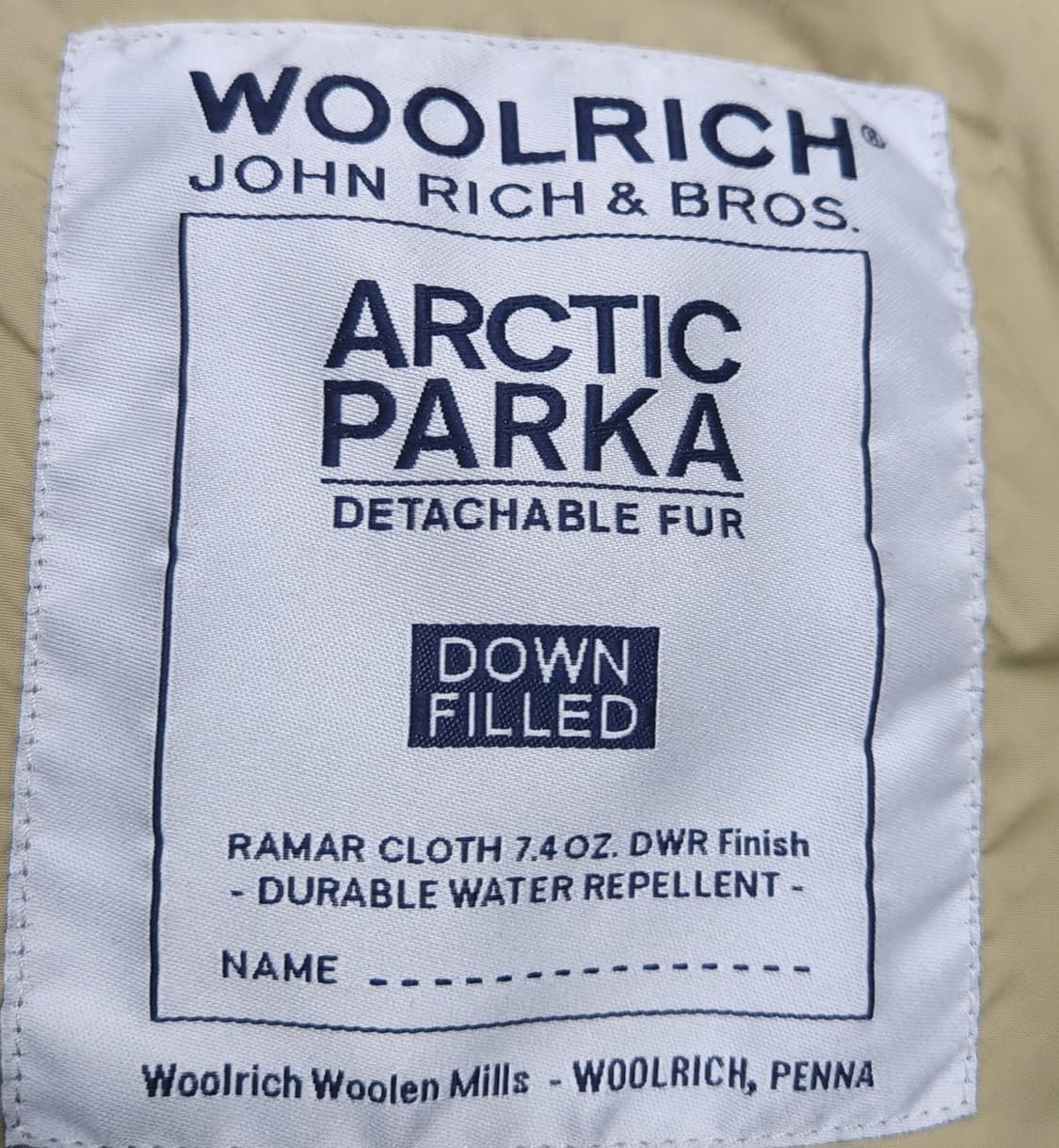 울리치 아크틱 파카 DF 뉴블랙 패딩 XL 상품이미지8