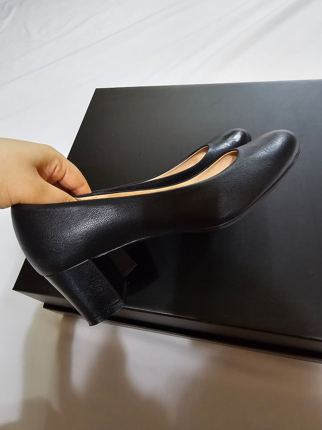 [36,230] 닥스 여성 5cm 정장구두 면접구두 블랙 기본 펌프스 상품이미지2