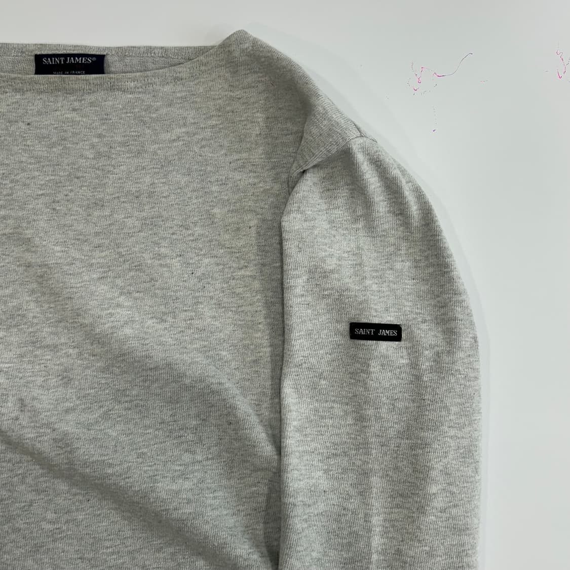 Saint james 사이드 포인트 멜란지 맨투맨 상품이미지4