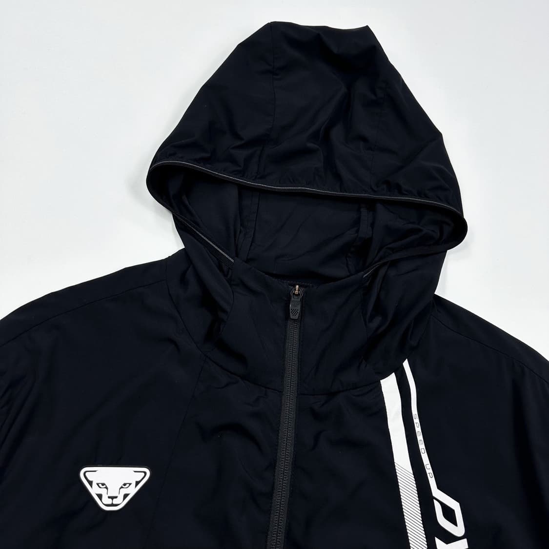 다이나핏 로고 블랙 바람막이 자켓 (XXL) 상품이미지3