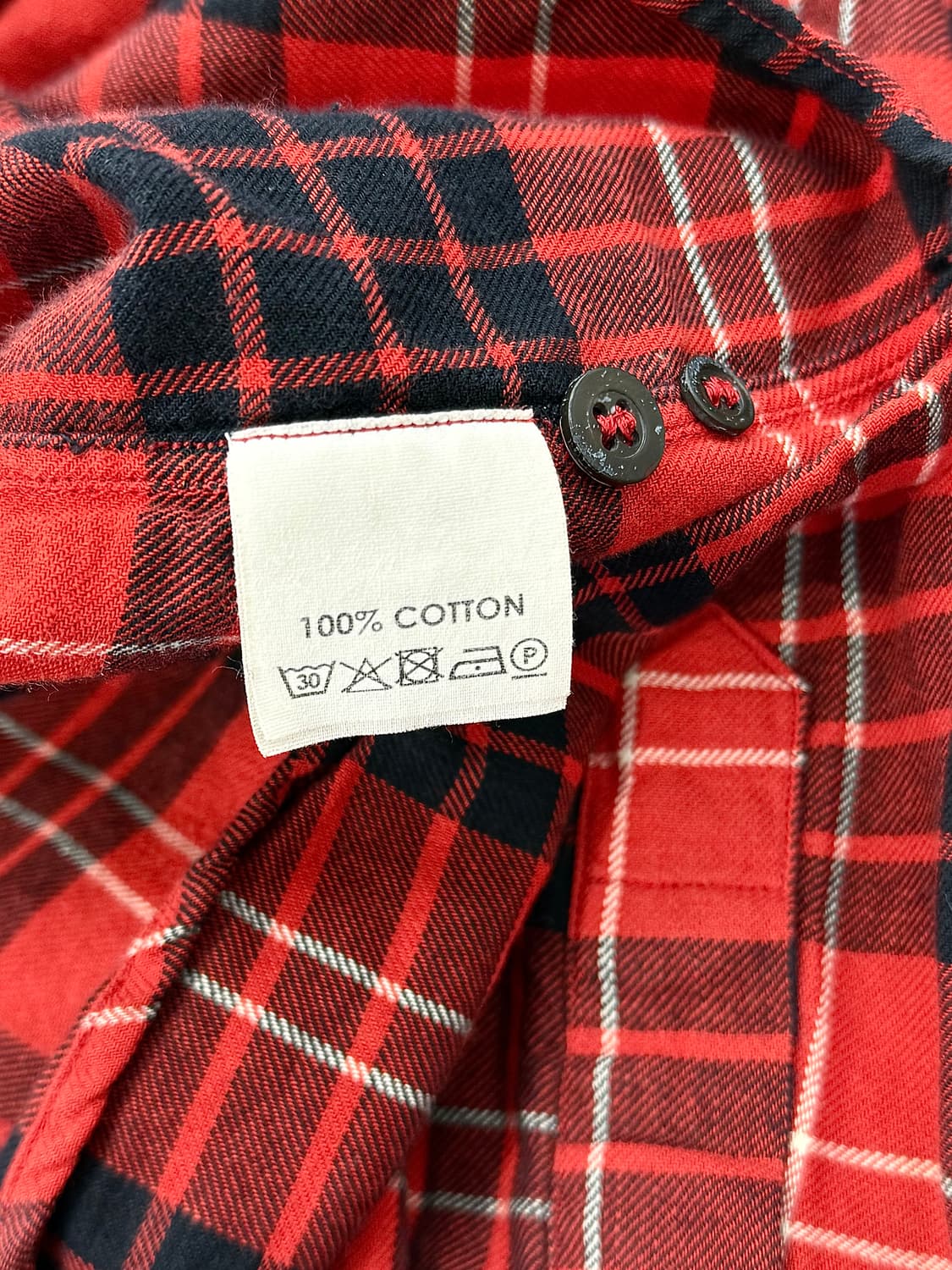 드리스 반 노튼 레드 체크 체스트 포켓 오버 셔츠 상품이미지8