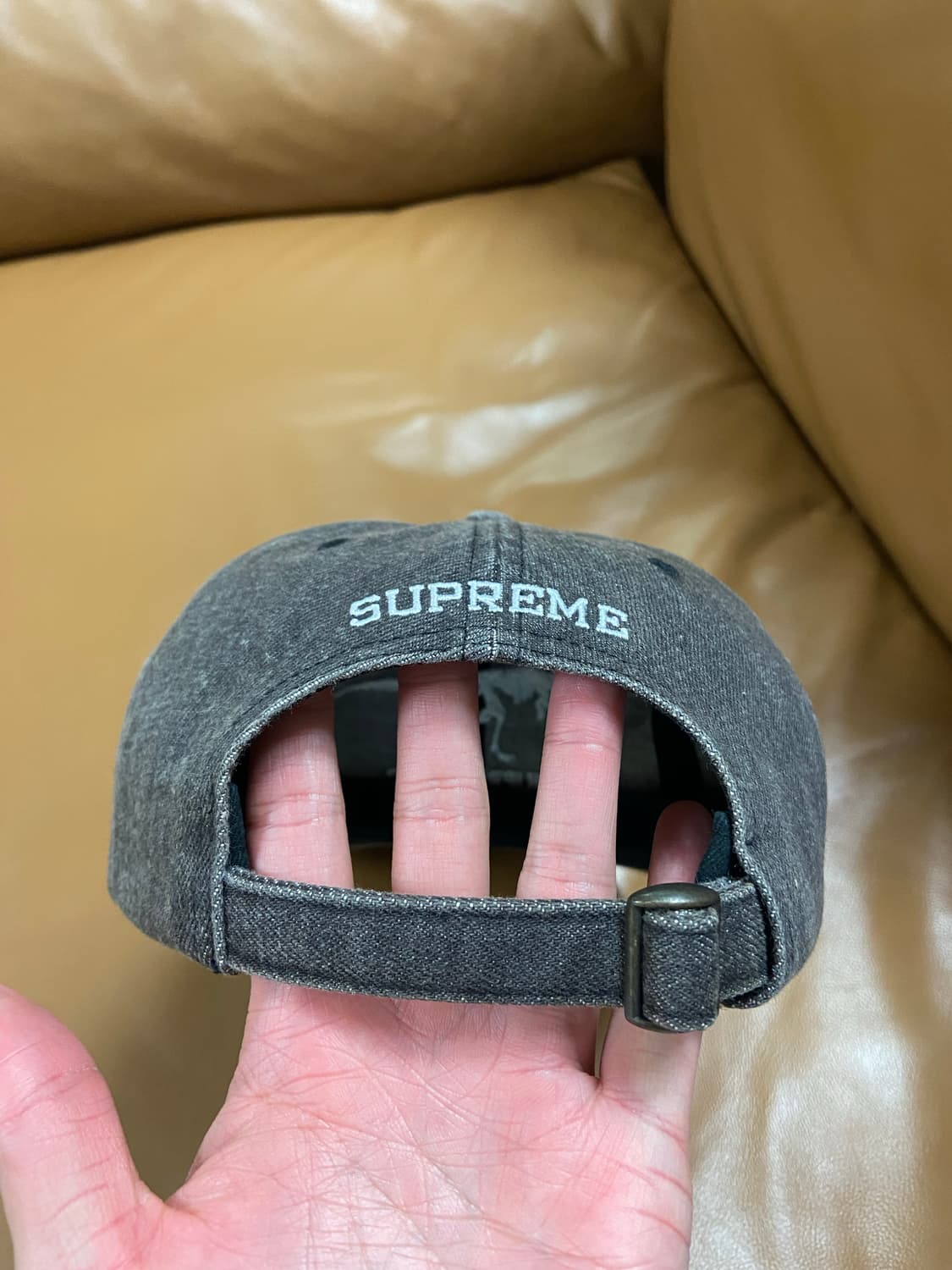 Supreme 슈프림 쥬라기 데님 6패널 볼캡 모자 상품이미지3