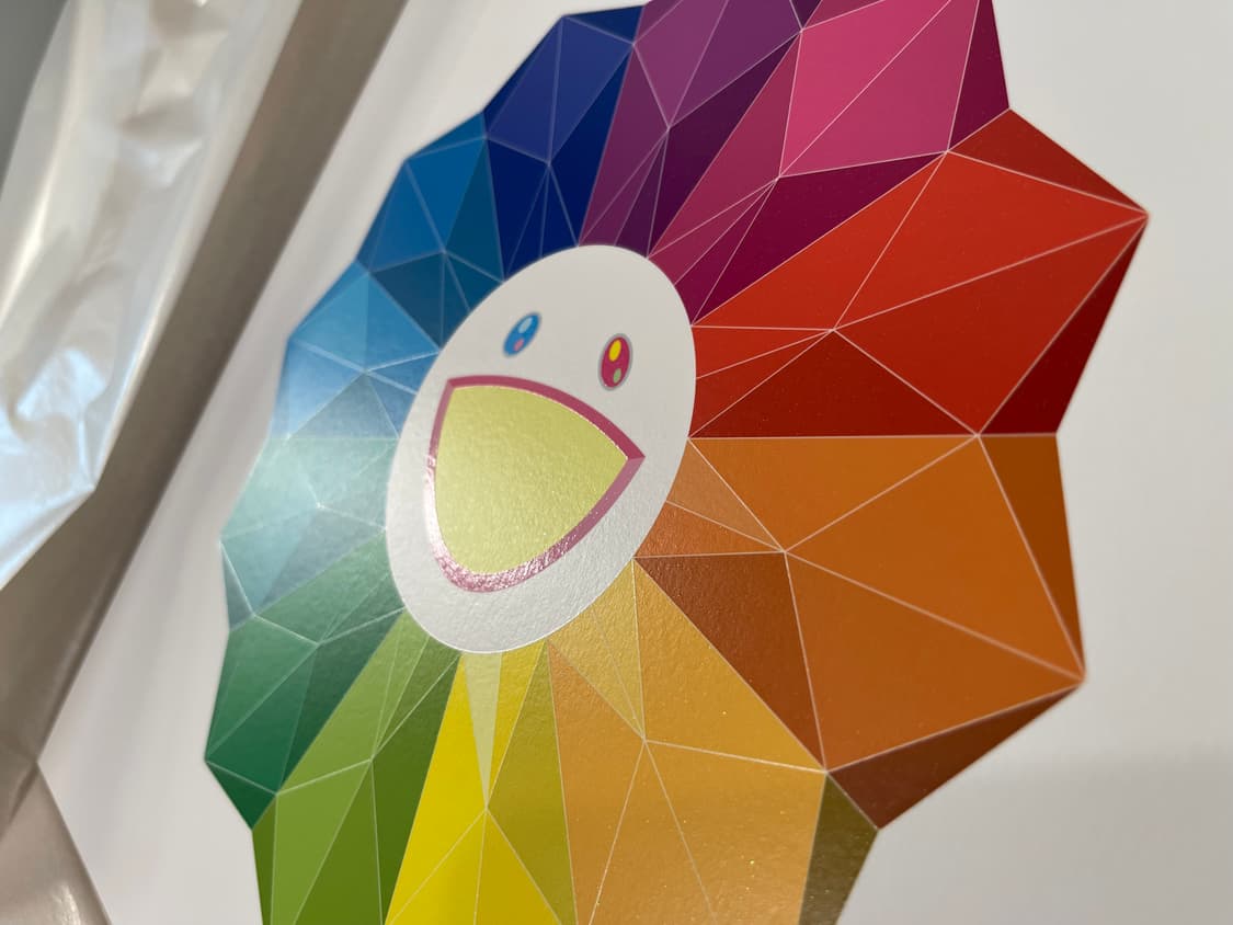 무라카미 다카시 플라워 인 컬래버레이션 위드 빌드 에디션 판화 상품이미지4