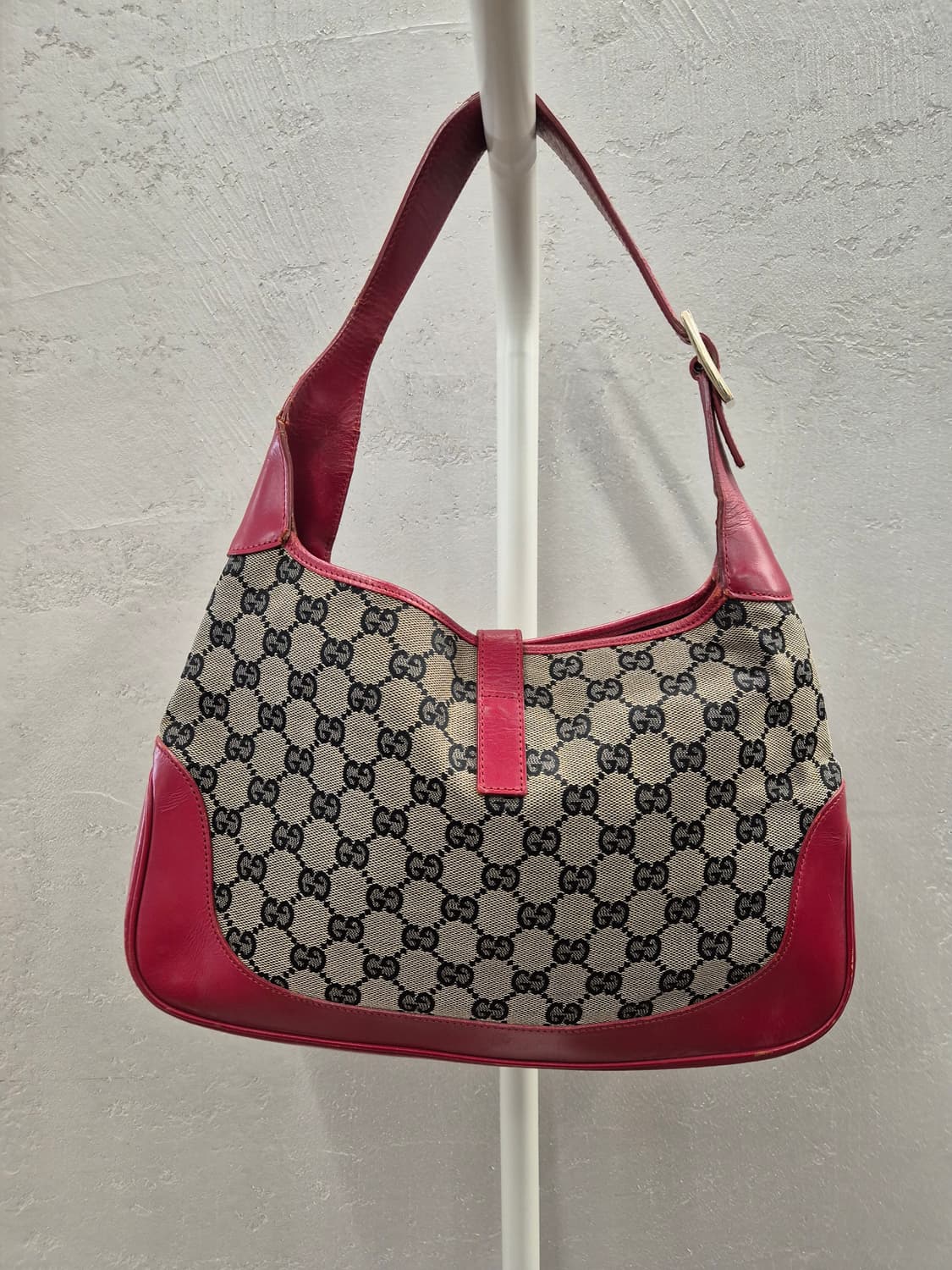 구찌 GG 캔버스 숄더백 핑크 상품이미지3