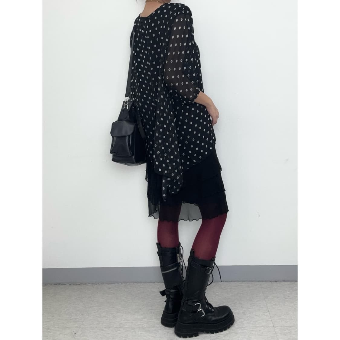 빈티지 레이어드 원피스 상품이미지3