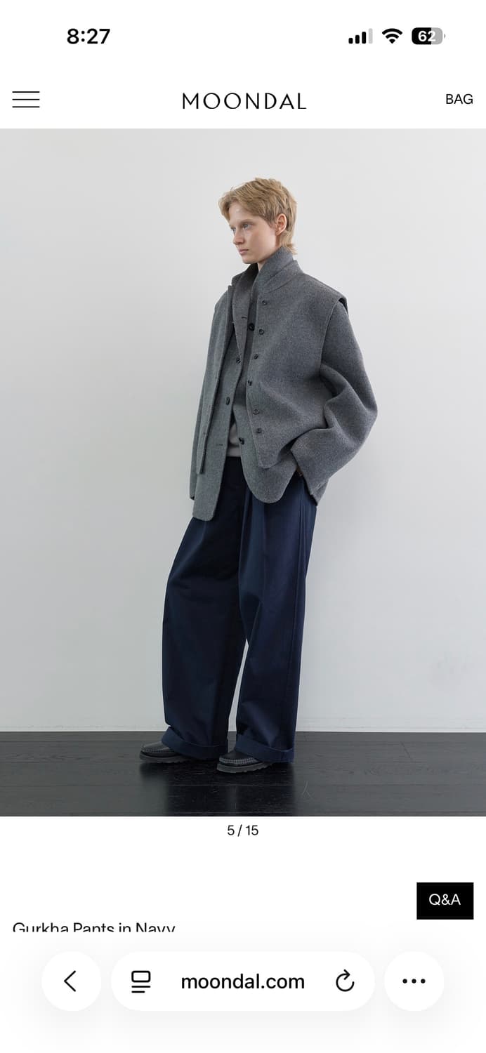 문달 구르카팬츠 네이비s 상품이미지1