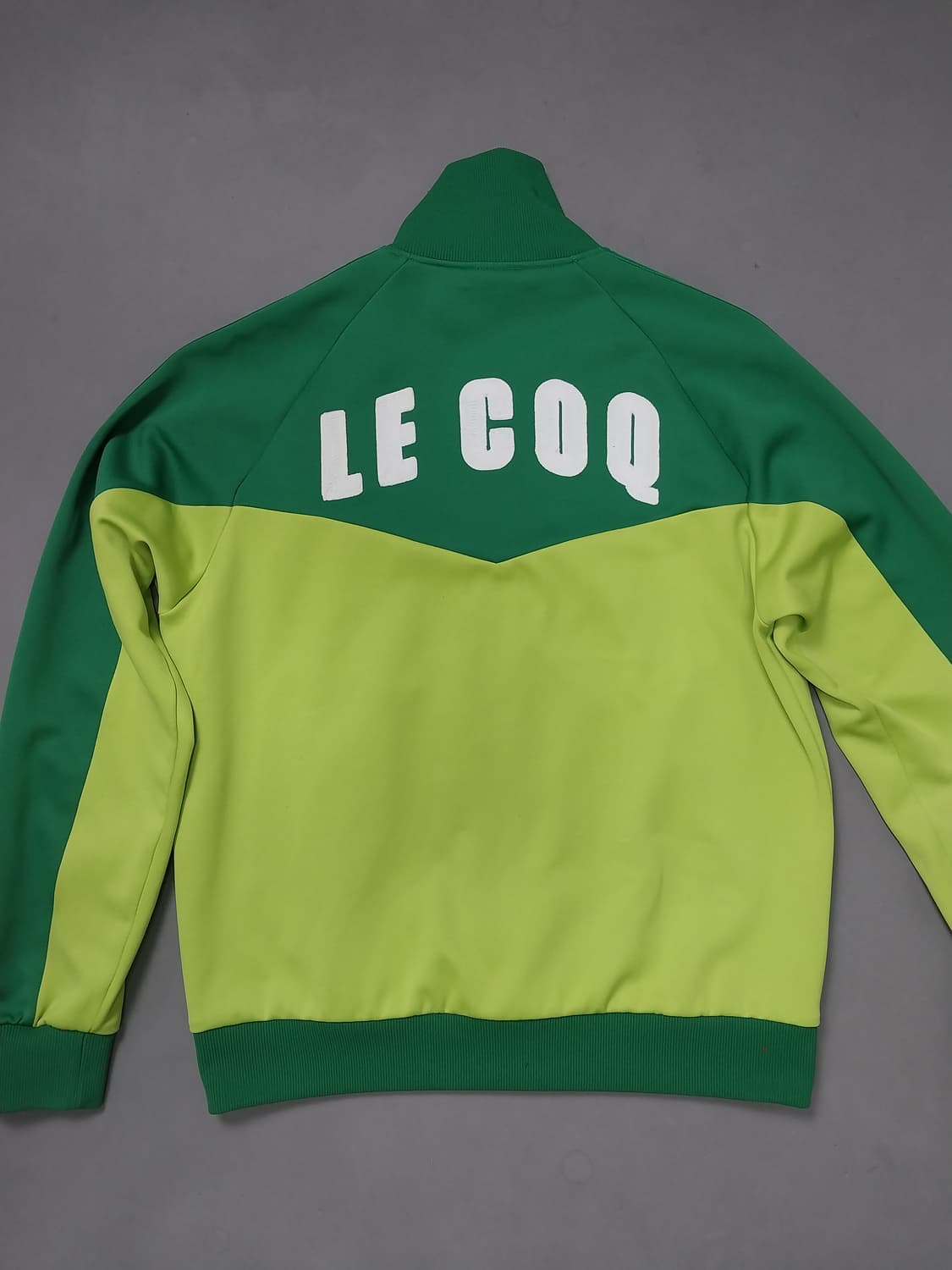 [L] 르꼬끄 스포르티브 그린 배색 저지 트랙탑 자켓 상품이미지7