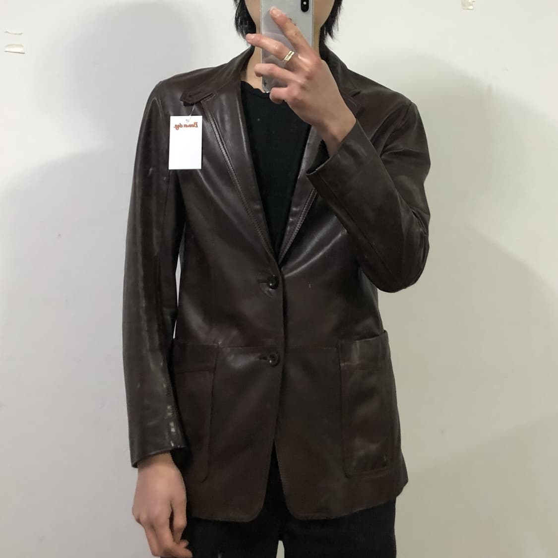 타임 램스킨 레더자켓  상품이미지4