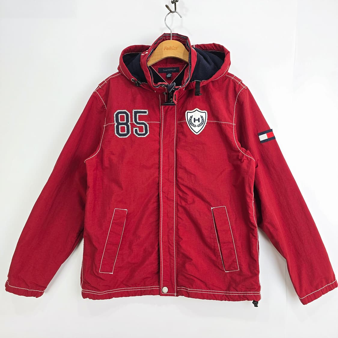 타미힐피거 Tommy Hilfiger 올드스쿨 H로고 자켓 M 상품이미지1