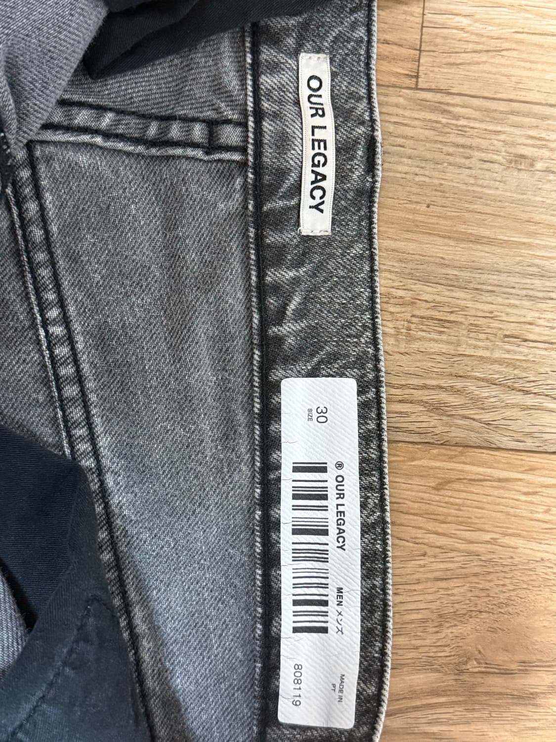 아워레가시 써드컷 서드컷 블랙그레이 30사이즈 상품이미지3