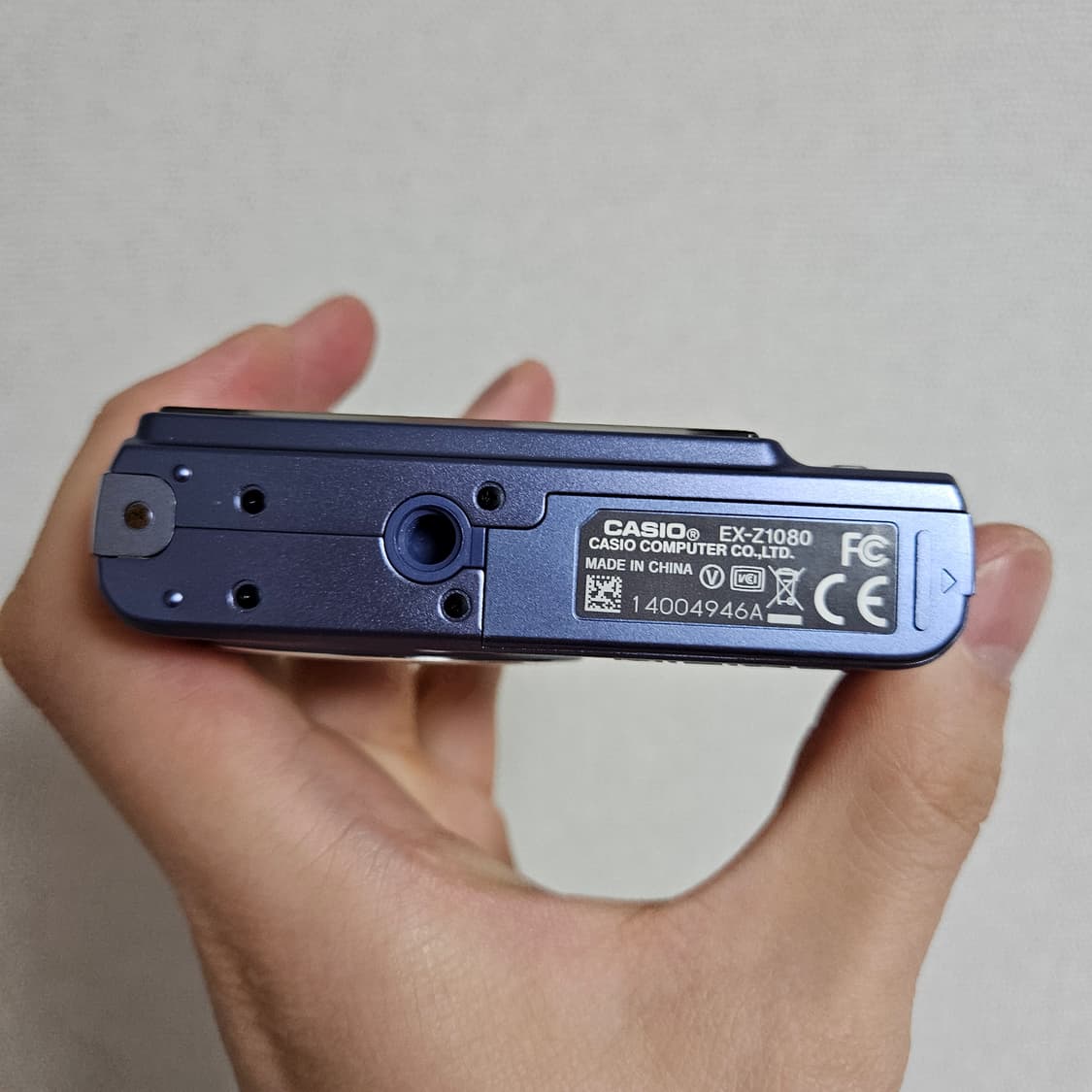 [박스셋] 카시오 엑슬림 EX-Z1080 블루 디카 디지털카메라 상품이미지5