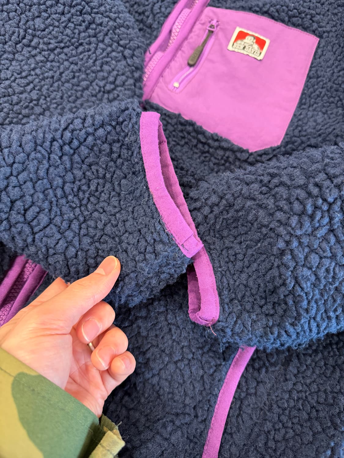 Ben Davis 벤데이비스 화이트 라벨 플리스 집업 자켓 상품이미지7