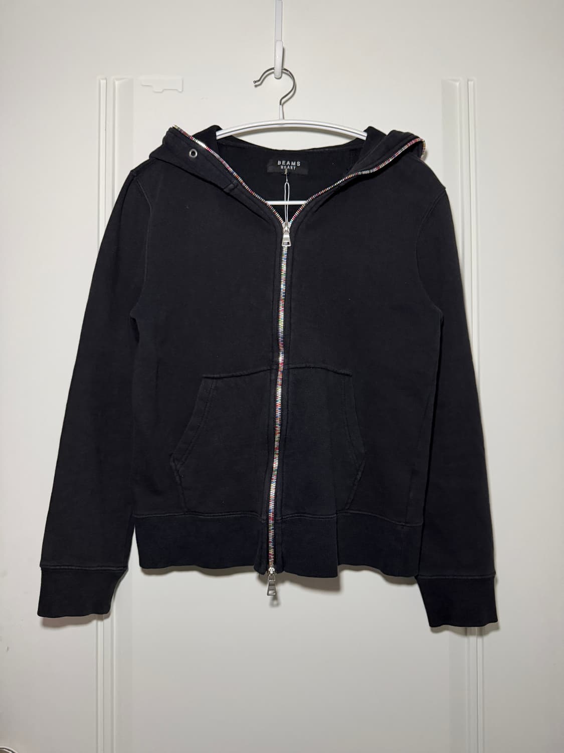 일본빈티지 빔즈 유니크 후드집업  상품이미지2