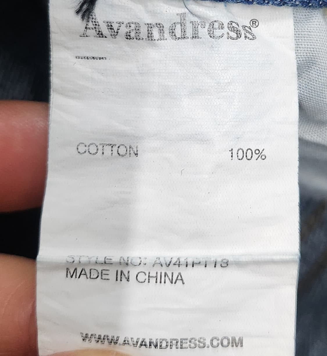 (새상품) Avan 드레스 데미지 워싱 와이드 데님 팬츠 (26-29) 상품이미지3