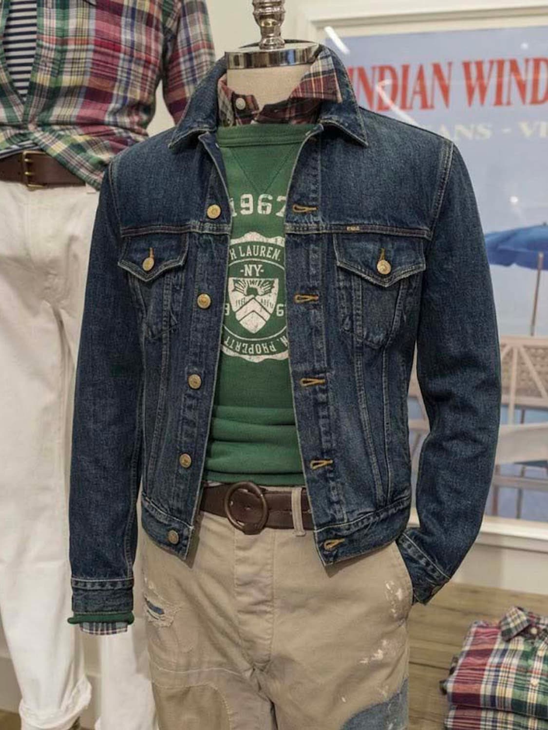 폴로 랄프로렌 페이드 워싱 데님 트러커 자켓 상품이미지4