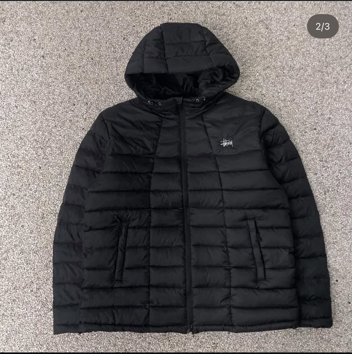 스투시 블랙 워머 경량패딩 상품이미지2