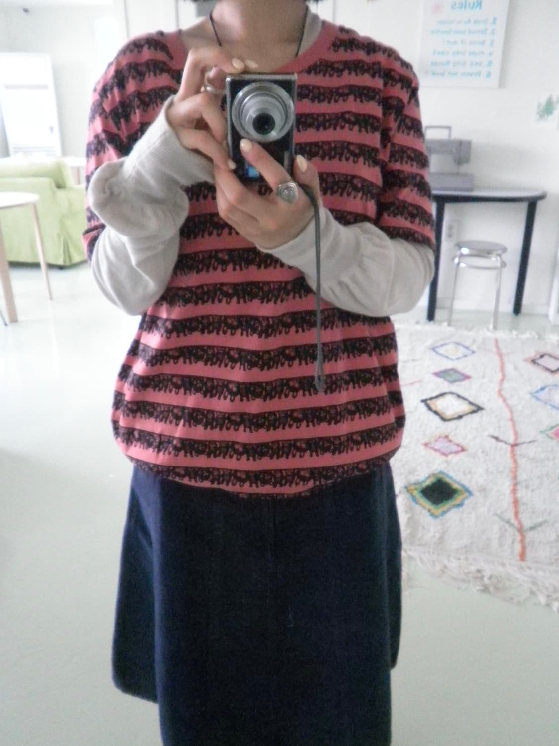 Ne-net issey miyake pattern tee 상품이미지3