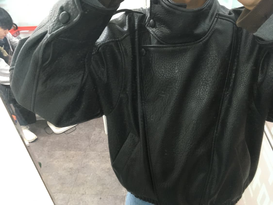 자라 페이크레더 자켓 XL 상품이미지2