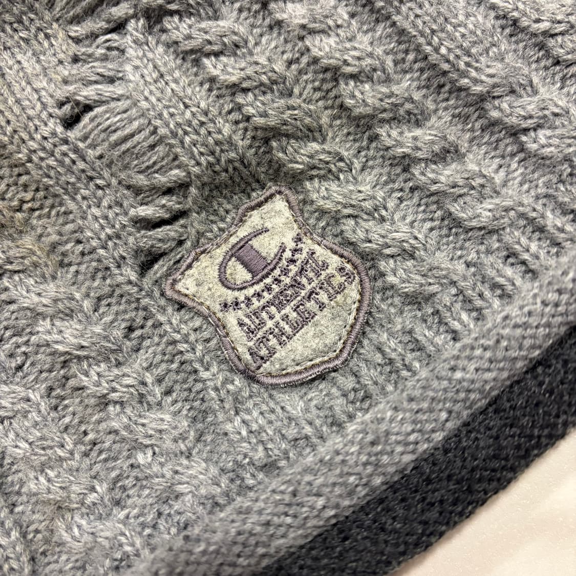 챔피온 데미지 그런지 니트 비니 그레이 상품이미지3