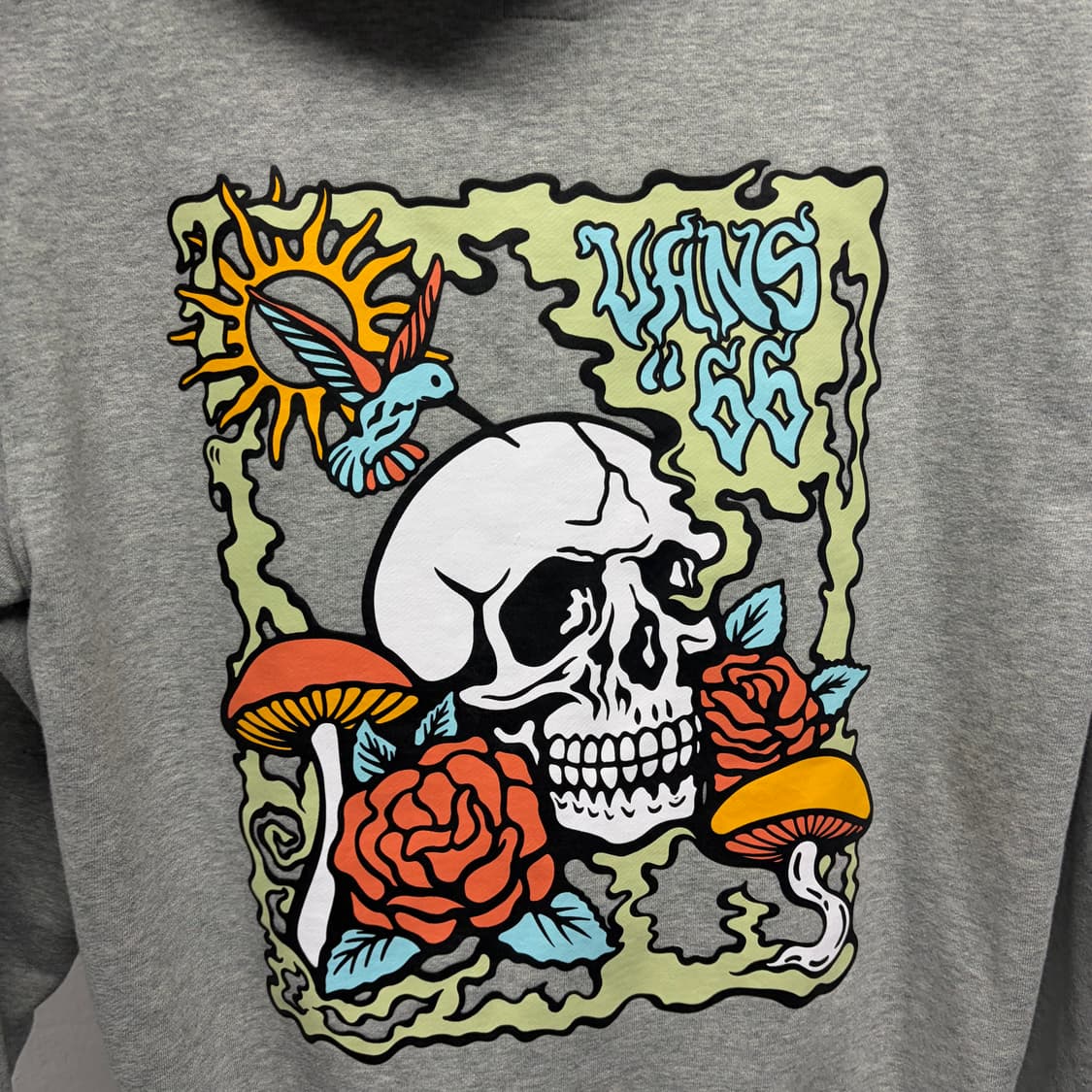 반스 스컬 후드집업 상품이미지3