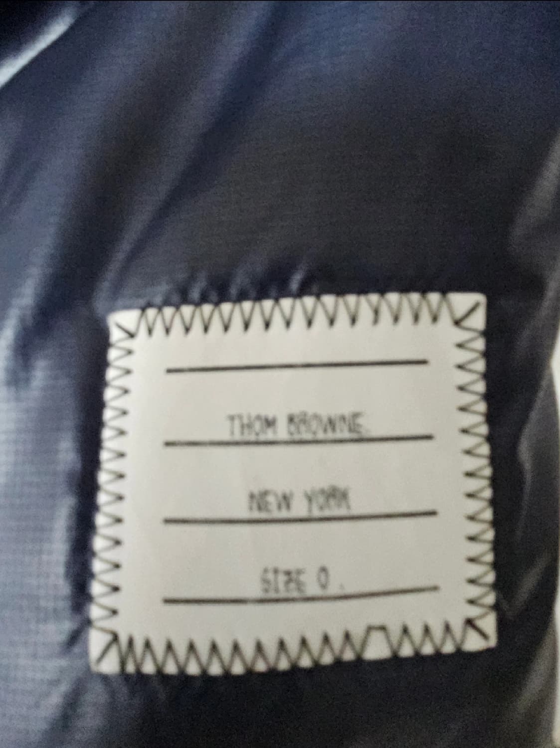 톰브라운 사선완장 봄버 다운 롱패딩(0/공용/백화점정품) 상품이미지8