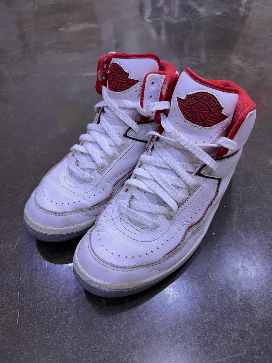 나이키 에어조던 2 레트로 오리진스 화이트 레드 그린 265 상품이미지1