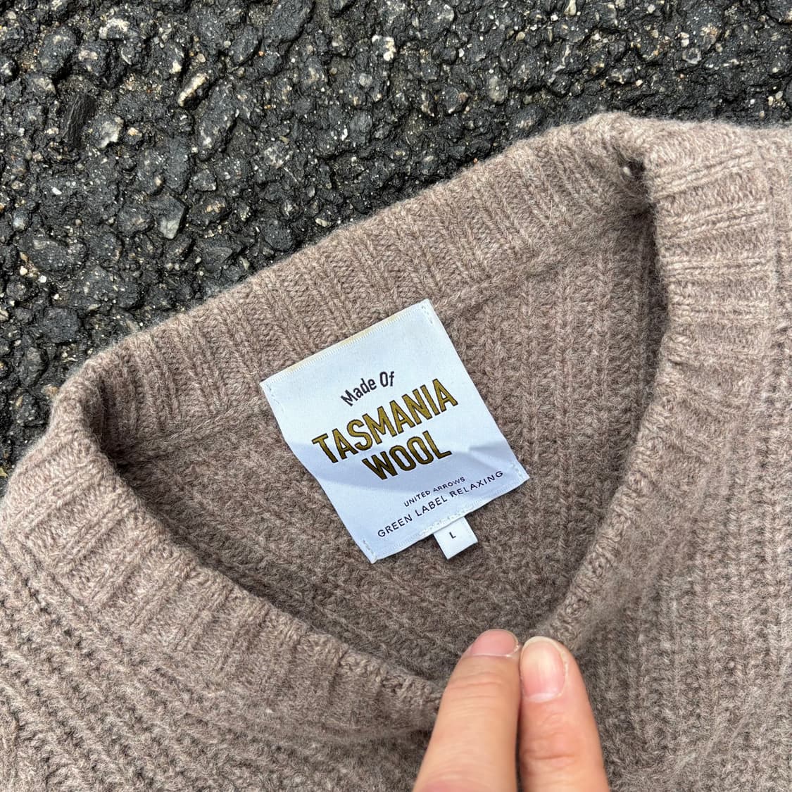 일본 유나이티드 애로우 울 스웨터 상품이미지3