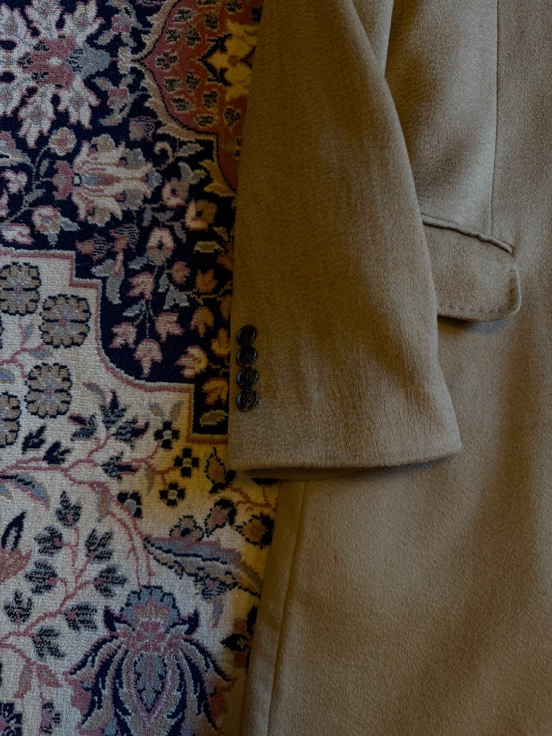 폴스튜어트 콜롬보 카멜헤어 체스터필드 코트 100 상품이미지8