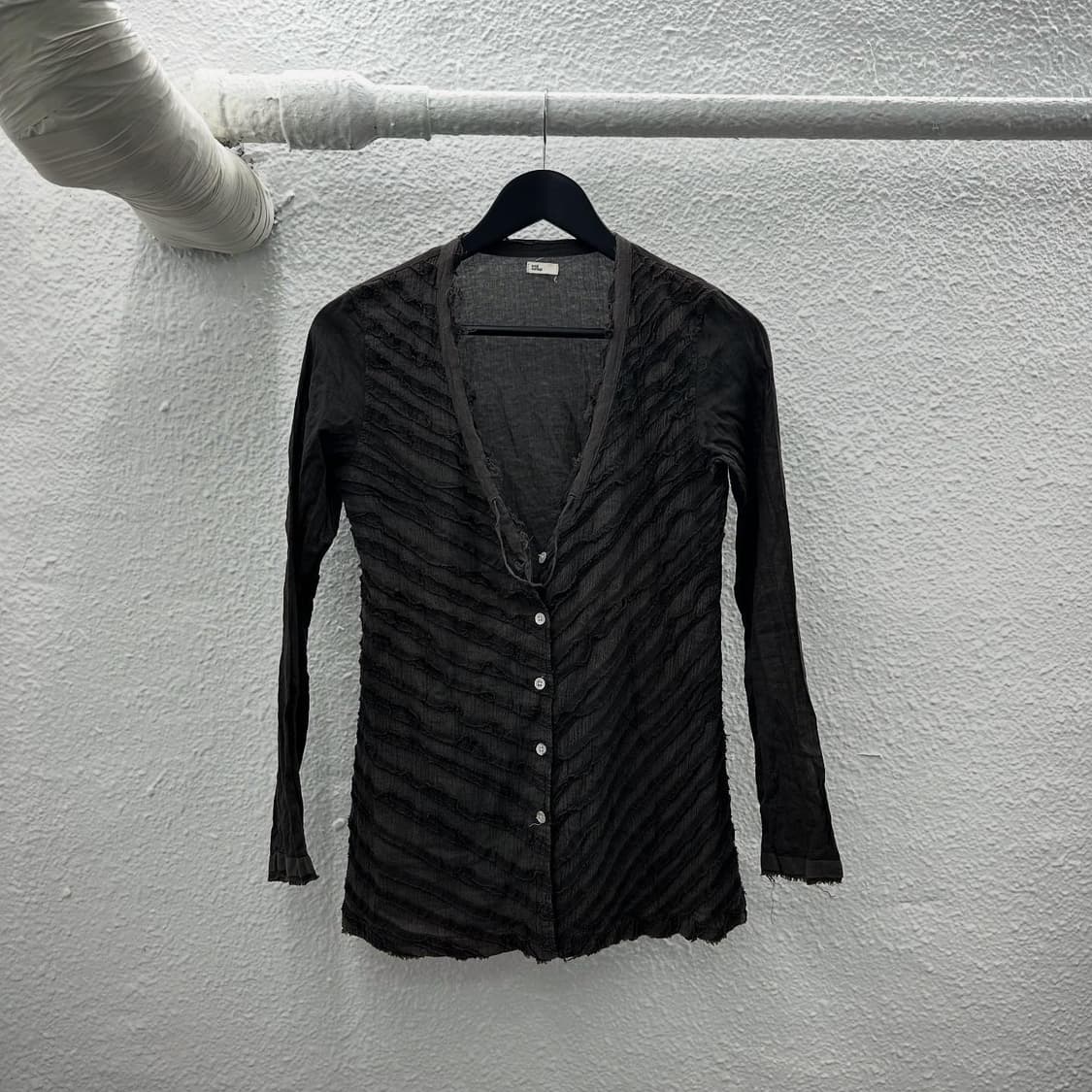 Y2K textured detail button-up jacket 상품이미지5