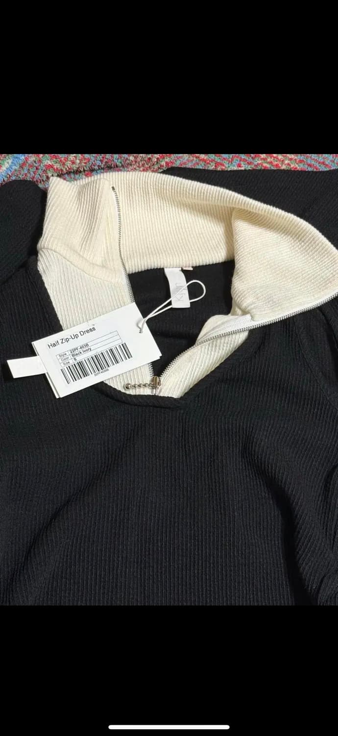 Half-zip up dress 원피스 (S) 상품이미지3