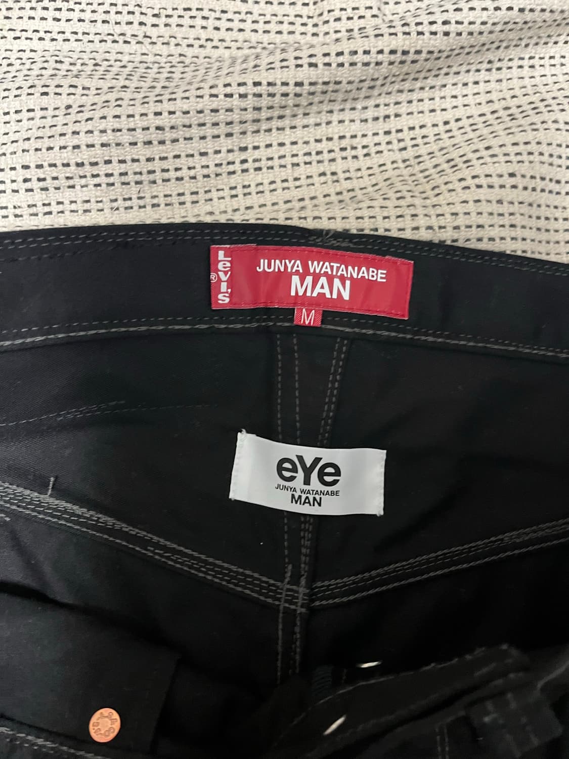 리바이스 준야와타나베 블랙 데님 상품이미지2